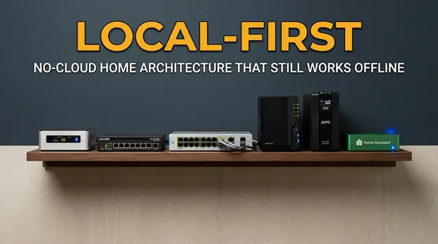Local-First No-Cloud Home Architecture That Still Works Offline