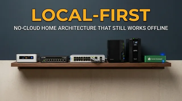 Local-First No-Cloud Home Architecture That Still Works Offline