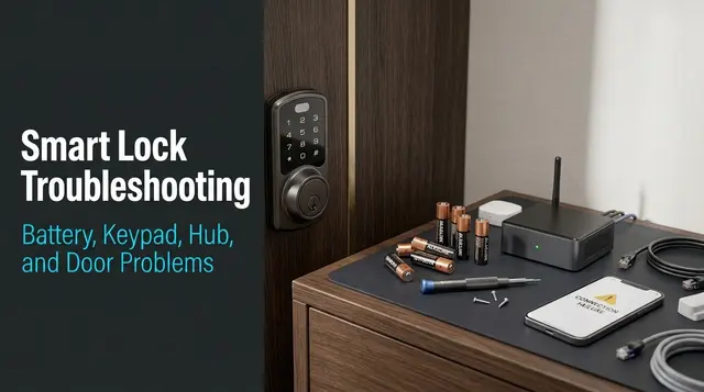 Smart Lock Troubleshooting: Battery, Keypad, Hub, and Door Problems