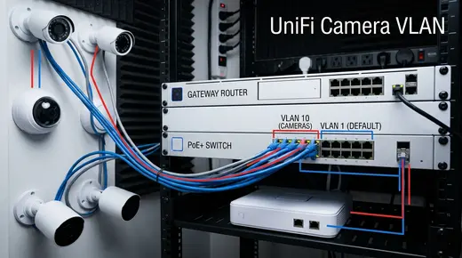 UniFi Camera VLAN Isolation for Local NVR Recording